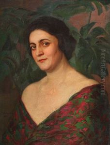 Portretul Mariei Hanciu by Constantin Artachino