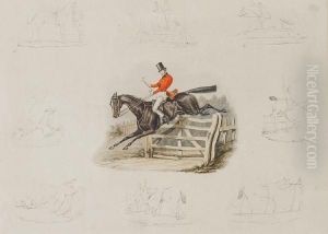 The Life And Death Of A Racehorse by Rudolf Ackermann