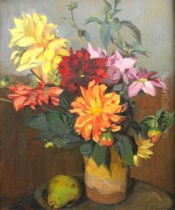 Dahlias by Constantin Artachino
