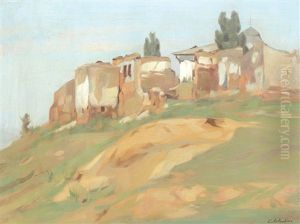 Landscape With Ruins by Constantin Artachino