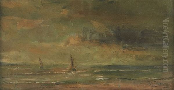 Crepuscule En Mer Du Nord - view 1