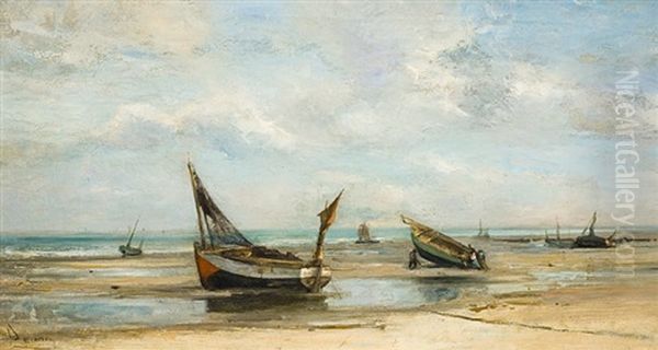 Le Bateaux Echoues Sur La Plage - view 1