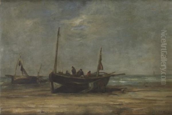 Les Preparatifs De La Barque De Peche - view 1