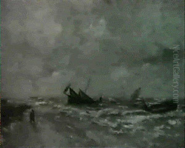 Barques De Peche En Mer Du Nord - view 1