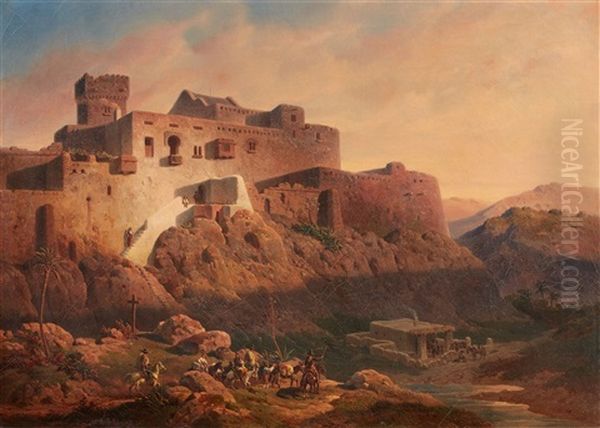 Spanish Landscape With A Castle - view 1