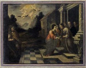 La Visitation by Matias Arteaga y Alfaro