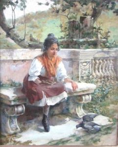 Sharing A Snack by Charles John Arter