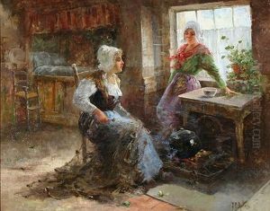 Watching The Pot by Charles John Arter