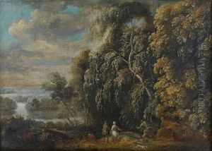 Personnages Dans Un Paysage Personnages Dans Un Paysage