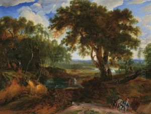 Der Wald Von Soignes by Jacques d' Arthois