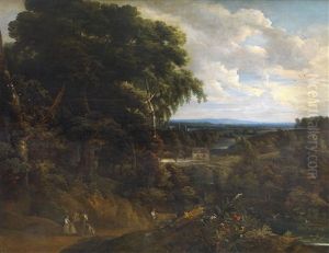 Eine Weite Bewaldete Landschaft