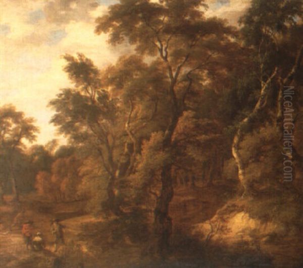 Landscape With A Huntsman And Other Figures At The Edge Of Forest - view 1