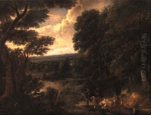 Landskap Med Jaktsallskap - view 1