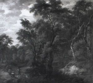 Paysage Avec Personnages by Jacques d' Arthois