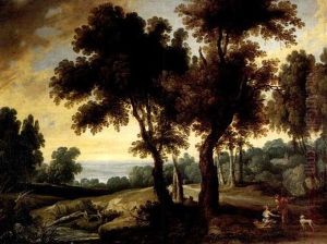 Figures In A Pastoral Landscape Figures In A Pastoral Landscape