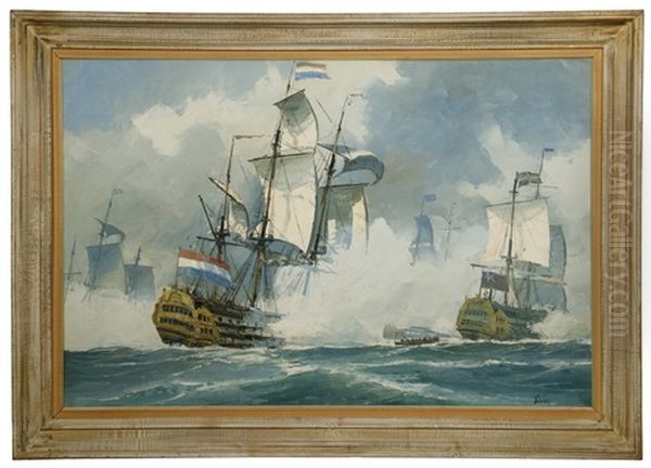 The Naval Battle Of Scheveningen - view 1