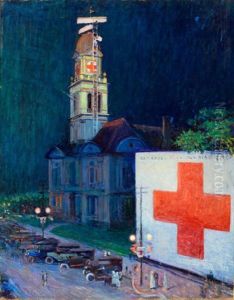 The Red Cross Church, Wwi by Stanley Massey Arthurs
