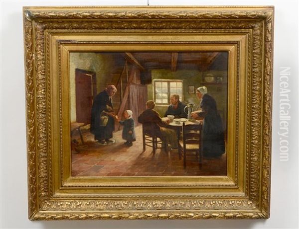 Interior Scene Depicting A Family - view 1