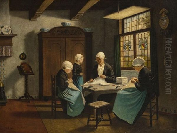 Scene D'interieur, Les Couturieres - view 1