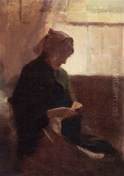 Fisherwoman In An Interior - view 1