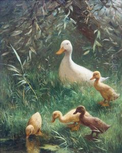 The First Swim by David Adolph Constant Artz