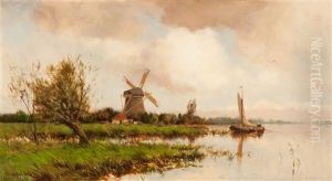 Mill Situated On A River