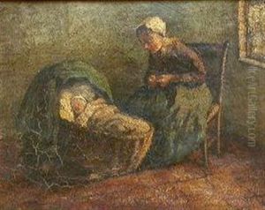 Mother And Child by David Adolph Constant Artz