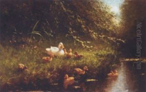 The First Swim by David Adolph Constant Artz