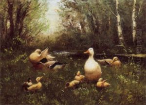 Ducks by David Adolph Constant Artz