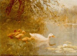 The First Swim by David Adolph Constant Artz