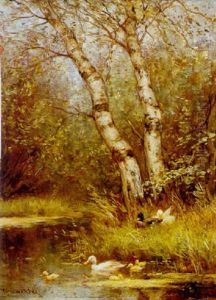 The First Swim by David Adolph Constant Artz