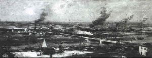 Vue D'alfortville Des Hauteurs De Charenton by Louis Raoul Arus