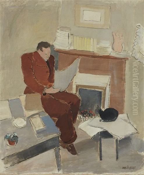 La Lecture Au Coin Du Feu - view 1