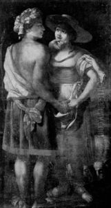 Schaferszene by Hans Georg Asam