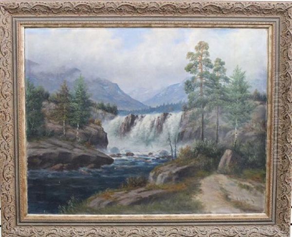Norweigan River Landscape - view 1