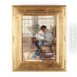Child In Rocker by Edmund Marion Ashe
