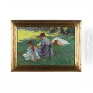 On The Lawn by Edmund Marion Ashe
