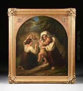 Maidens With Child by Louis Asher