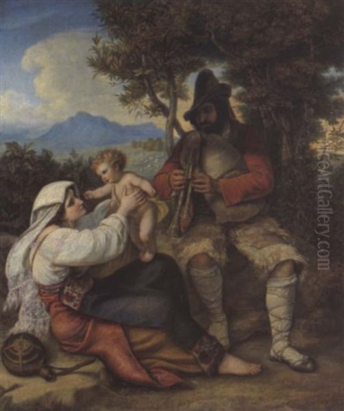 Italienische Bauernfamilie - view 1
