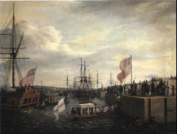 Opening Of Ringsend Docks, 23rd Apr, 1796... - view 1