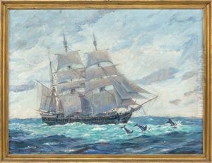 Bark Canton Outward Bound From New Bedford