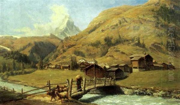 Il Villaggio Di Zermatt (vallais Suisse) - view 1