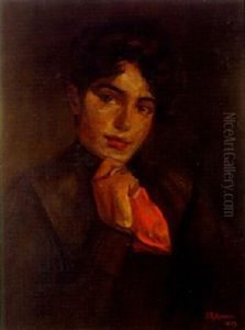 Portrait Of Mrs. Renee Ashton by Julian Ashton