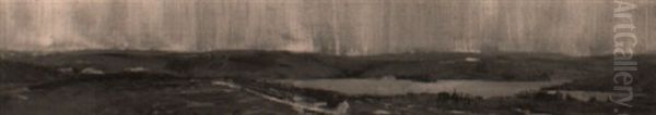 Sketch Of Harbour From Bondi - view 1
