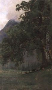 Australian Pastoral With Cattle by Julian Ashton