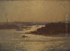 Looking Into The Light From Ball's Head by William Ashton
