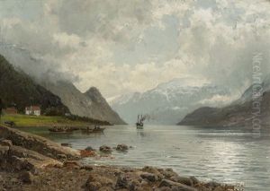 Fjordabaten Kommer, Sorfjorden Hardanger 1885