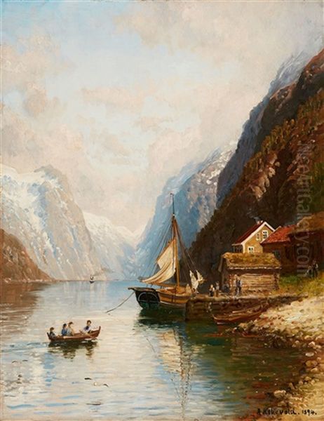 Crossing The Fjord - view 1