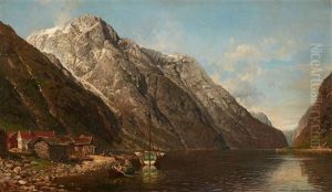 Panoramic Fjord Landscape by Anders Monsen Askevold