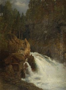 Landskap Med Kvernhus by Anders Monsen Askevold